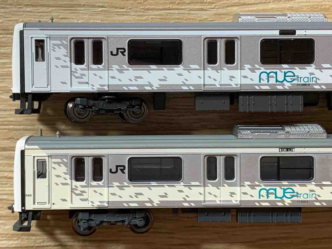TOMIXvsマイクロ 209系MUE-Trainを比較してみる - れいるのおと