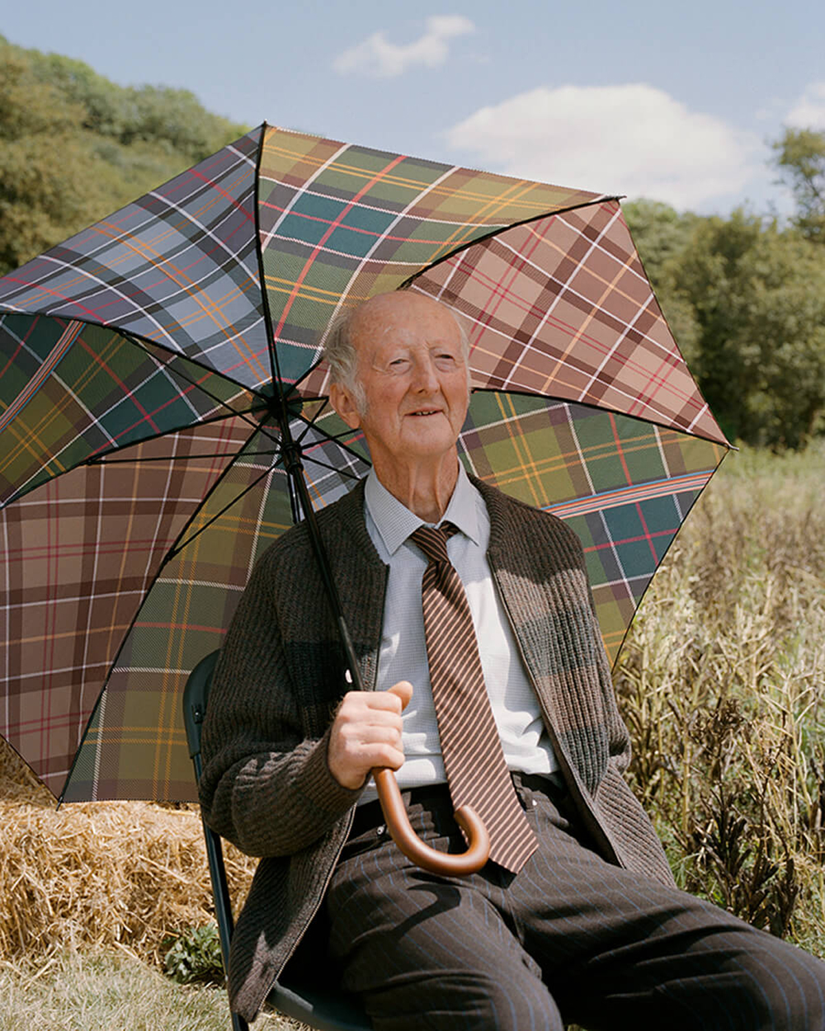 Paul Smith Barbour パッチワークチェック アンブレラ レア Paul Smith