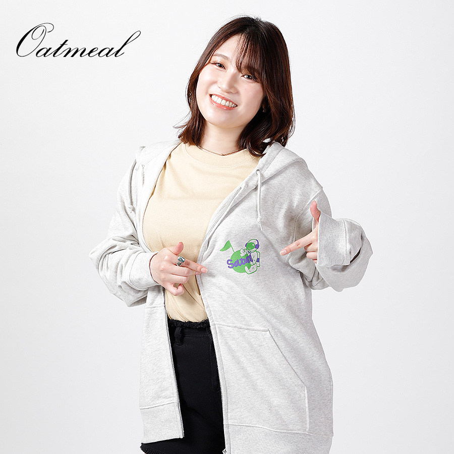 受注期間限定！佐藤榛夏コラボ企画！コラボZIPパーカー◇佐藤榛夏