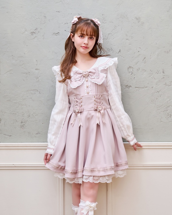 メッセージチェックセーラーワンピース ｜ LIZ LISA（リズリサ）公式