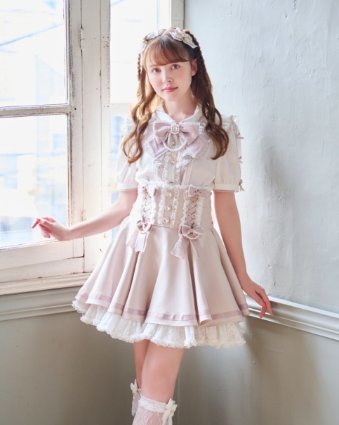 リボンボリュームフレアスカート ｜ LIZ LISA（リズリサ）公式通販