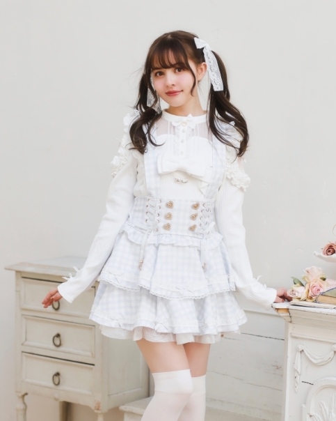 はしごリボンギンガムティアードスカパン ｜ LIZ LISA（リズリサ）公式