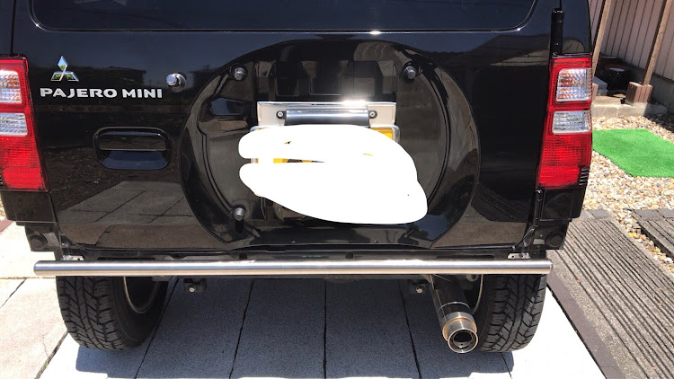 パジェロミニのパイプバンパー・リアバンパー・DIYに関するカスタム