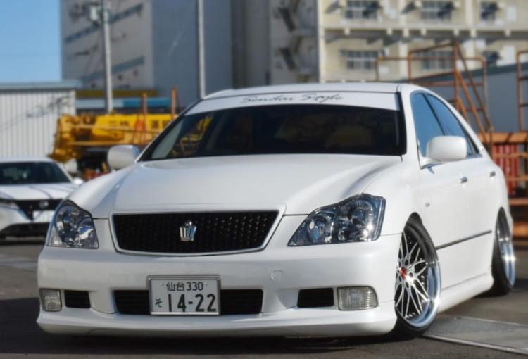 18クラウン アスリート 後期 トムス フロントスポイラー GRS18