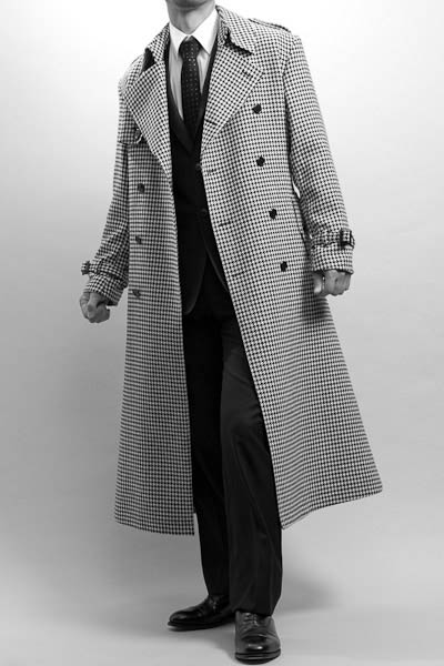 ダブルトレンチコート千鳥格子 130 【2012-13年モデル】最新モデルは