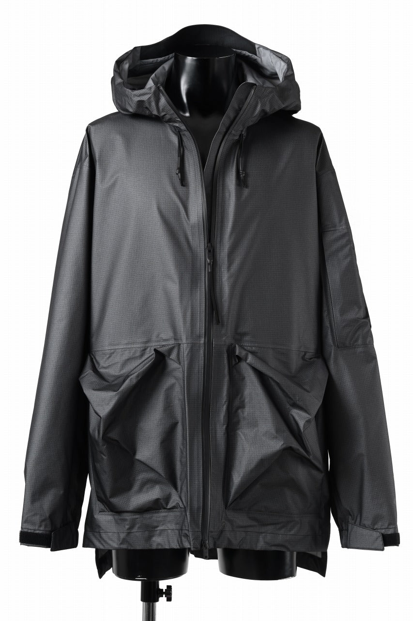 Y-3 Yohji Yamamoto OUTDOOR HOODIE JACKET / GORE-TEX RIPSTOP (BLACK