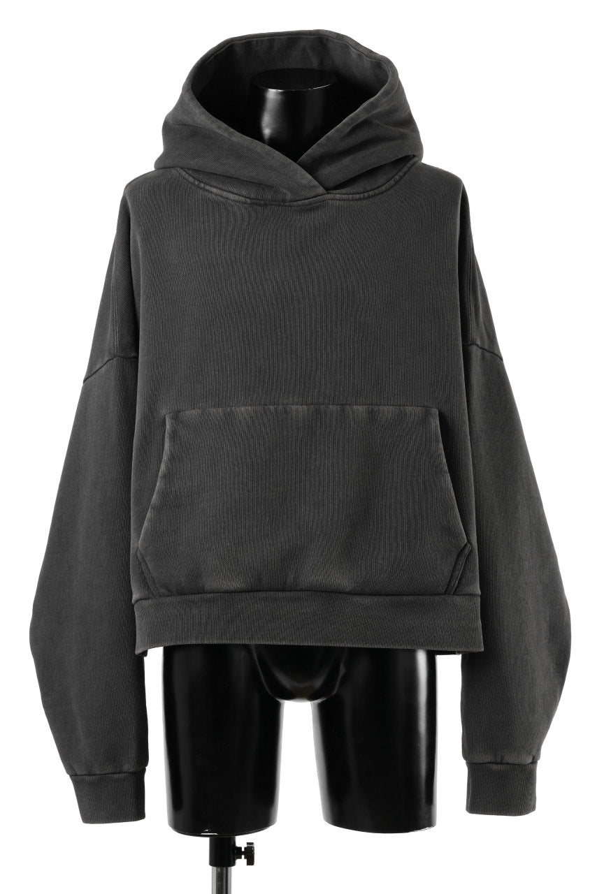 entire studios HEAVY HOOD SWEAT PULLOVER (WASHED BLACK)の商品