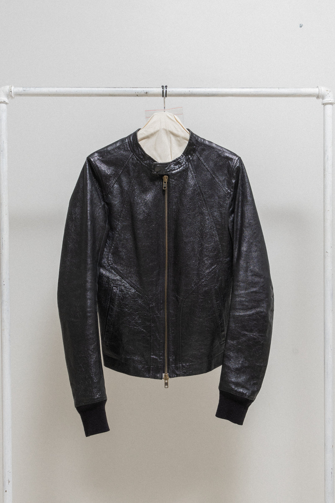 RICK OWENS - Mid 2000's Glittery Intarsia leather jacket – L'OBSCUR