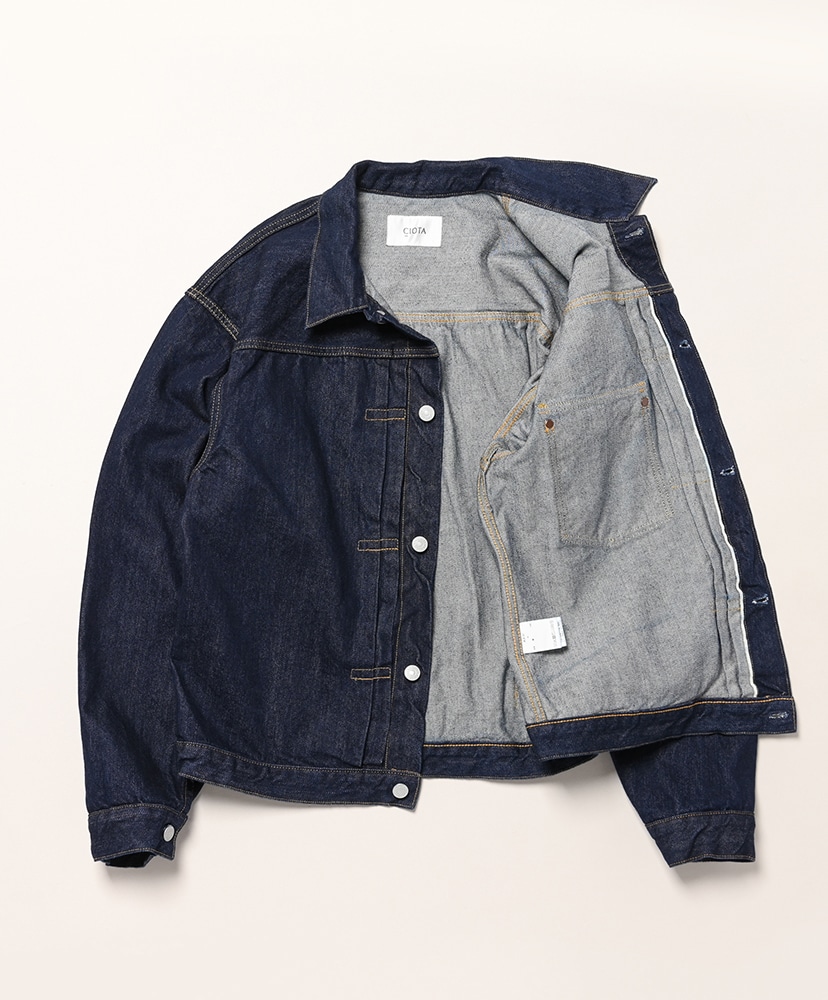 Single Pocket Denim Jacket(42(MEN) Navy/ネイビー): CIOTA