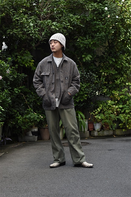 POST O'ALLS/ポストオーバーオールズ】Polar Fleece Jacket