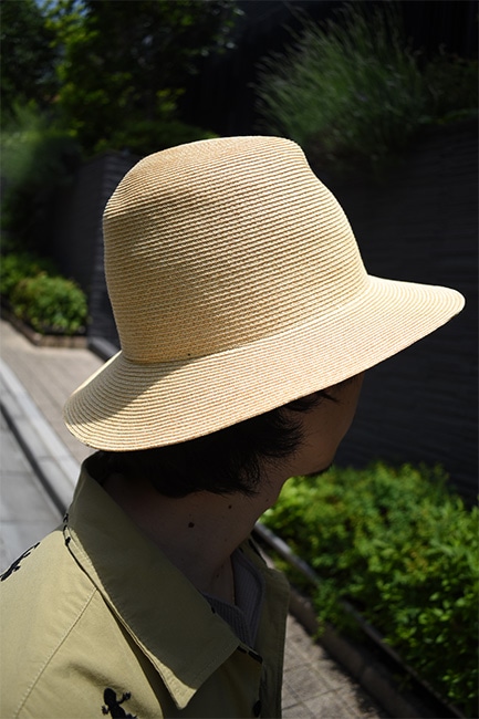 KIJIMA TAKAYUKI/キジマタカユキ】Paper Braid Soft Hat