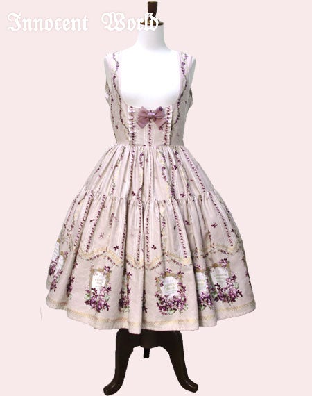 Antique Violet Corset JSK by Innocent World
