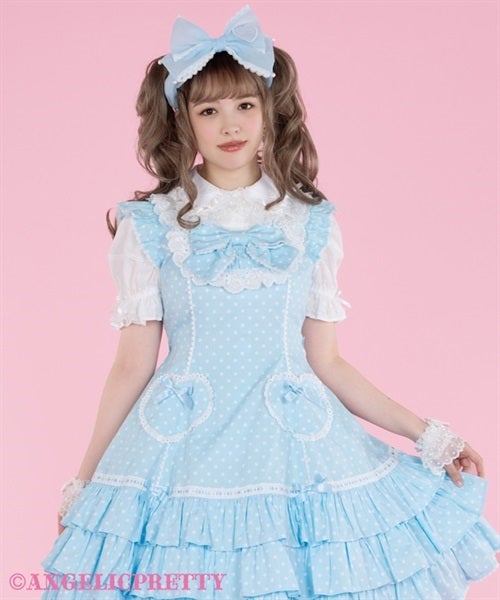Cute Heart JSK (Polka Dot) by Angelic Pretty