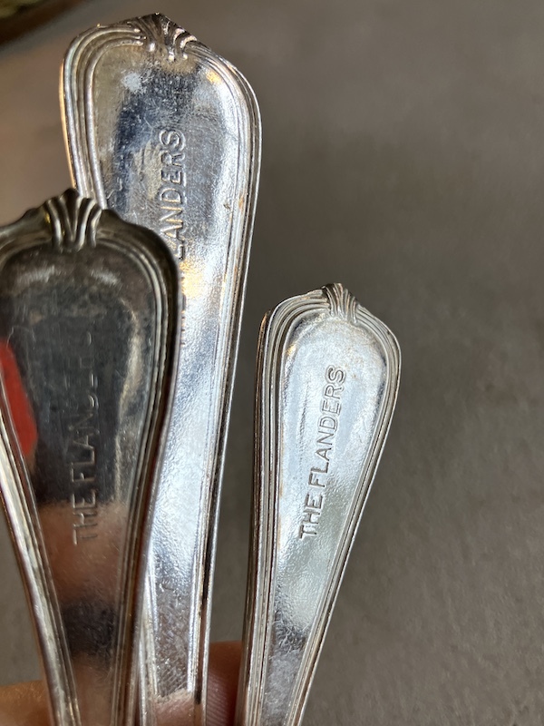 1940'S 50'S 60'S シルバーカトラリーセット フランダースホテル