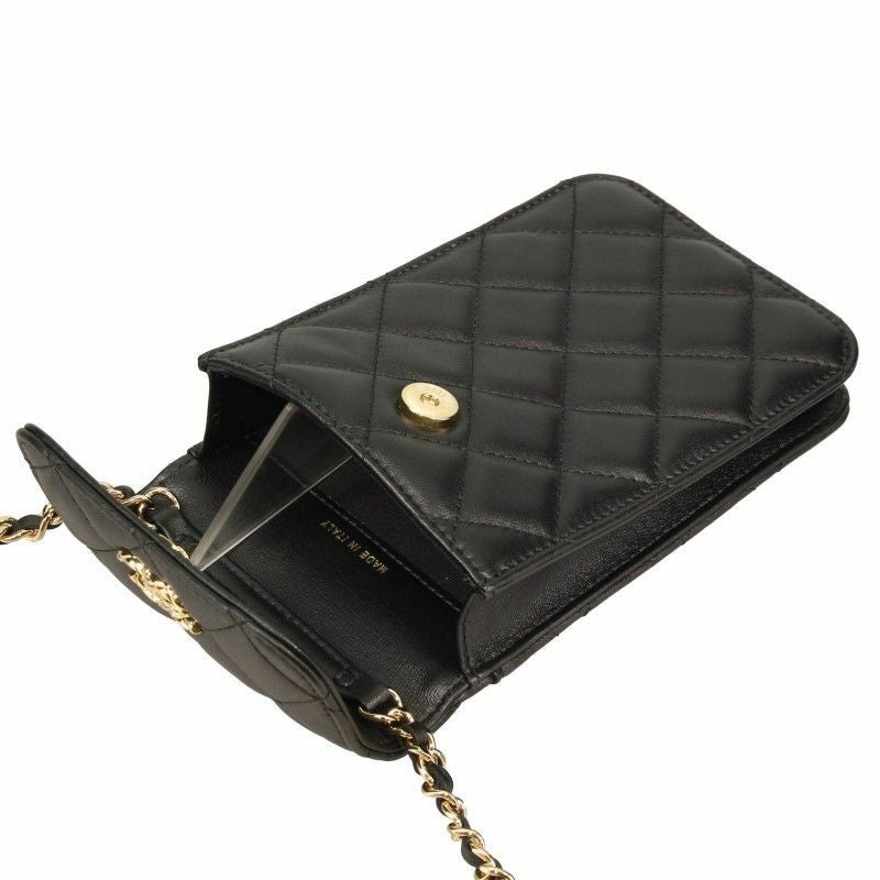 シャネル スマホショルダー レディース ブラック CHANEL AP3415 B12933