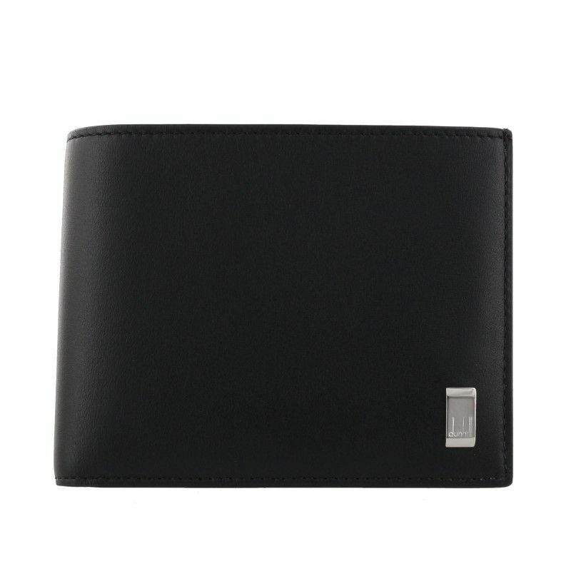 ダンヒル dunhill 二つ折り財布 メンズ ブラック 22R2P10PS001R PLAIN