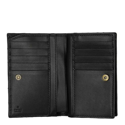 グッチ 二つ折り財布 レディース ダブルG ウォレット ブラック GUCCI