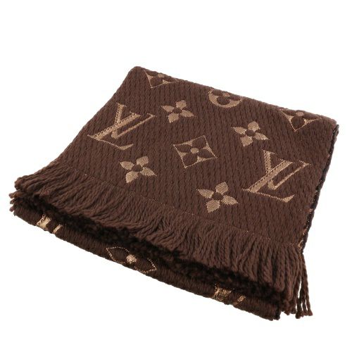 ルイヴィトン マフラー エシャルプ・ロゴマニアシャイン ブラウン