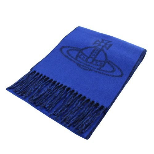 ヴィヴィアンウエストウッド マフラー メンズ レディース ブルー