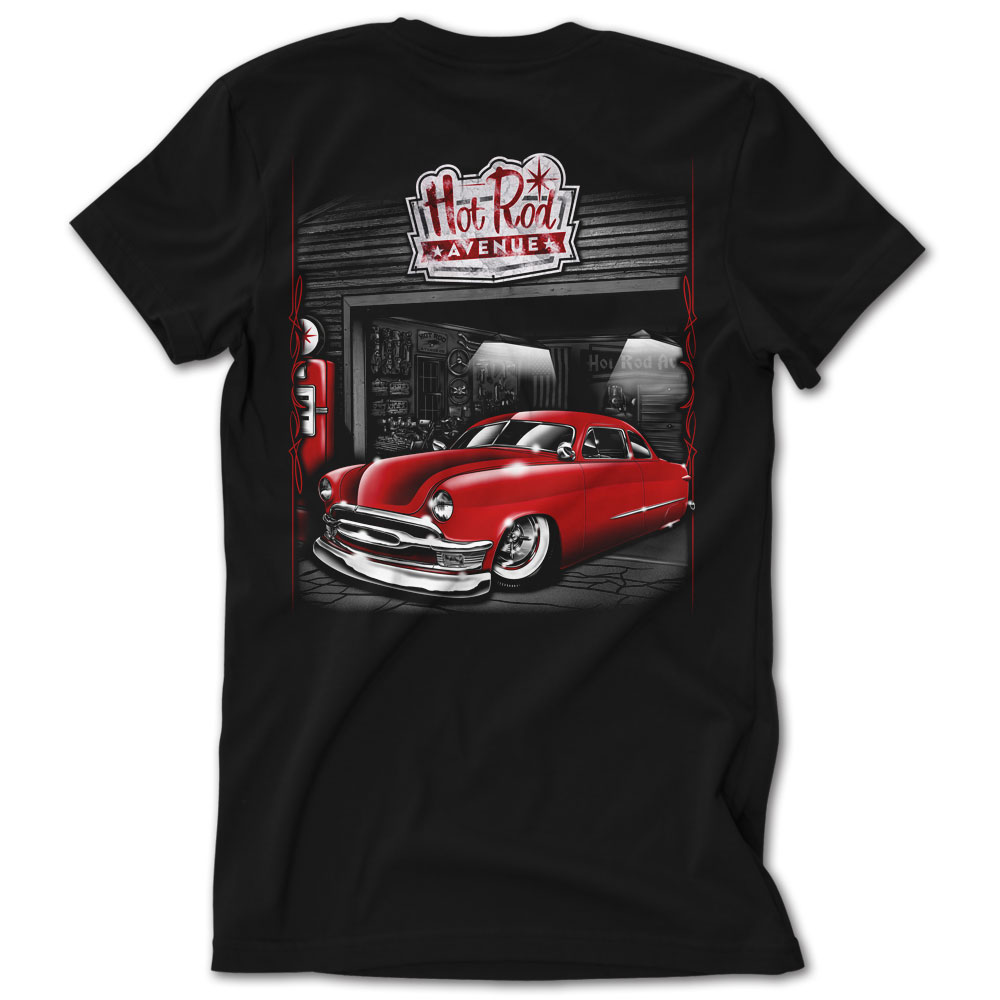 Hot Rod Avenue Red Shoebox Ford Tshirt – Low Label