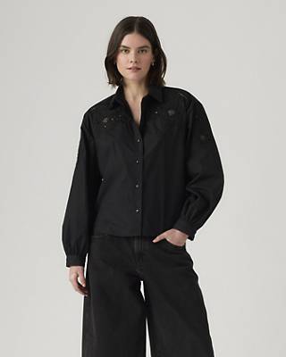 Zuma Cinched Sleeve Blouse - Medium Wash | Levi's® US