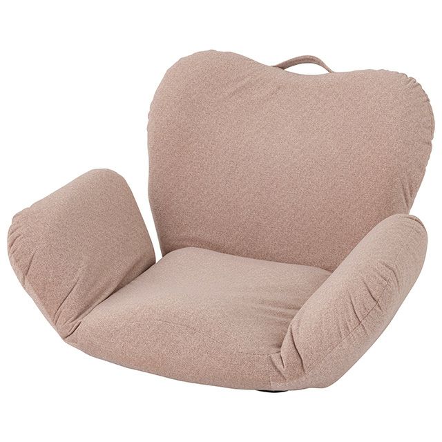 座椅子 コンパクト 14段階ギア フロアチェア 幅57-85×奥行51-80×高さ15