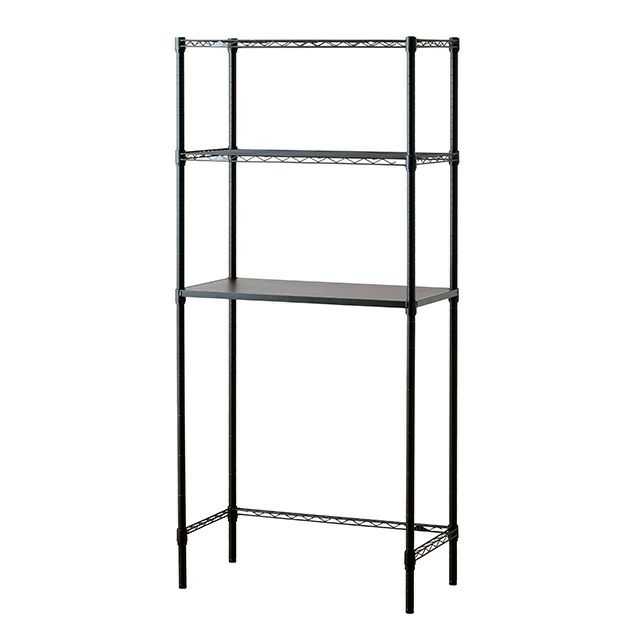 キッチンラック 幅80cm 3段 ルミナスノワール 幅81×奥行41×高さ174cm