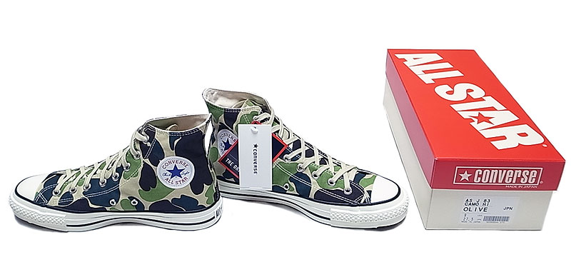 CONVERSE LIMITED ALL STAR J 83 CAMO HI オールスター 83 カモフラ 赤