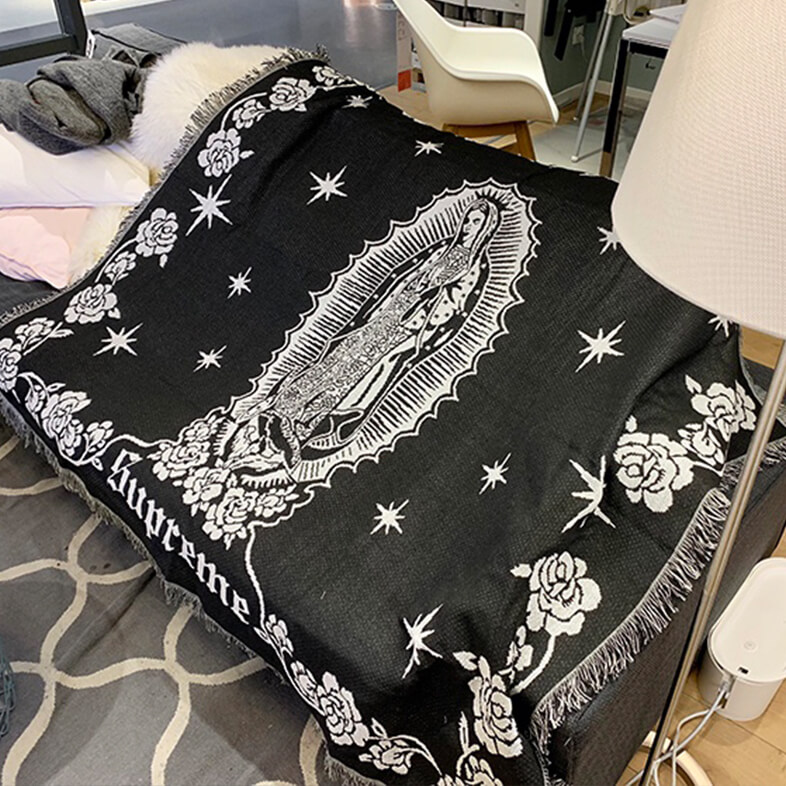 Supreme Virgin Mary Blanket,American throw blankets