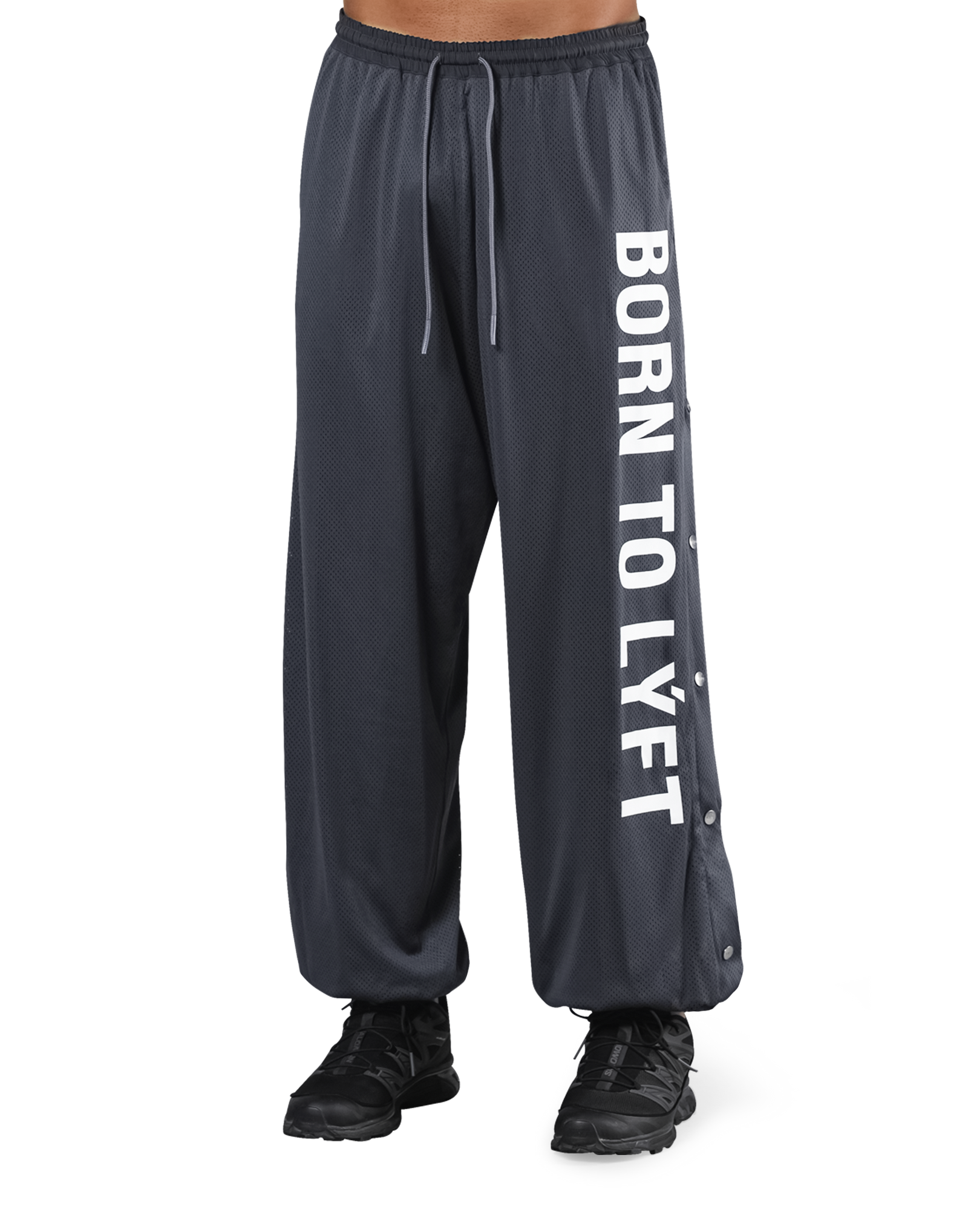Relax Fit Mesh Pants - D.Grey – LÝFT