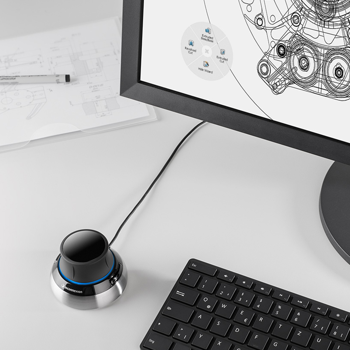 3Dconnexion SpaceMouse Compact | M-GAMING〔エムゲーミング〕公式サイト