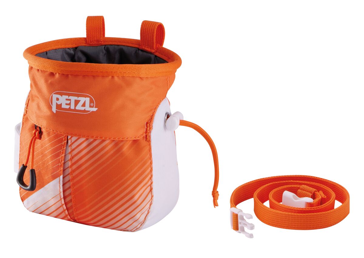 SAKAPOCHE, Ergonomic chalk bag with pocket - Petzl USA