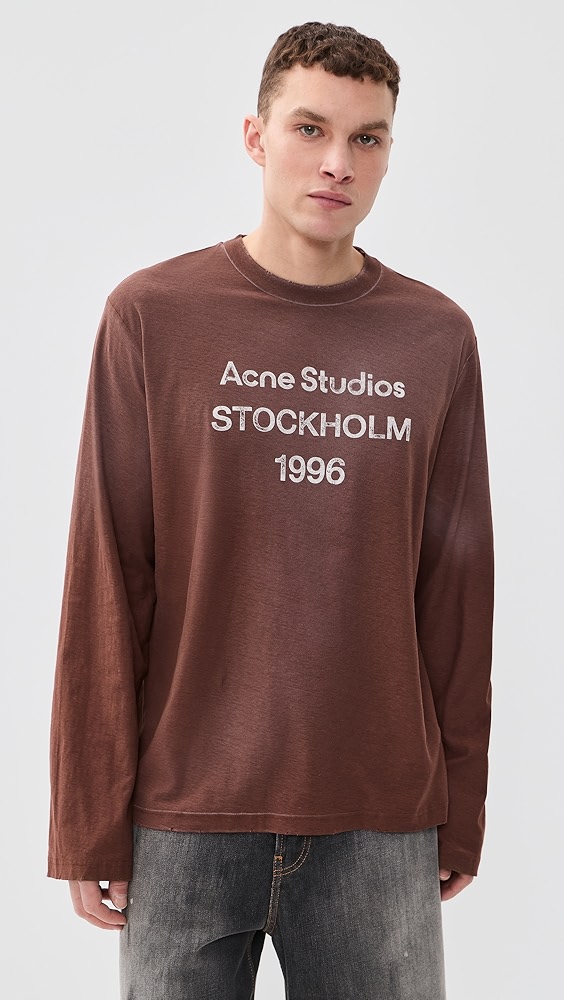 Acne Studios 長袖カットソー 1996 M Acne Studios - Logo t-shirt
