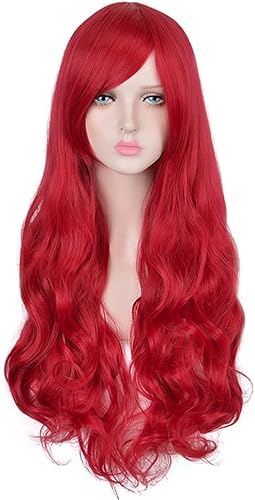 くまっくま アリエル風 町娘 ウィッグ アリエル コスプレ ウィッグ」の