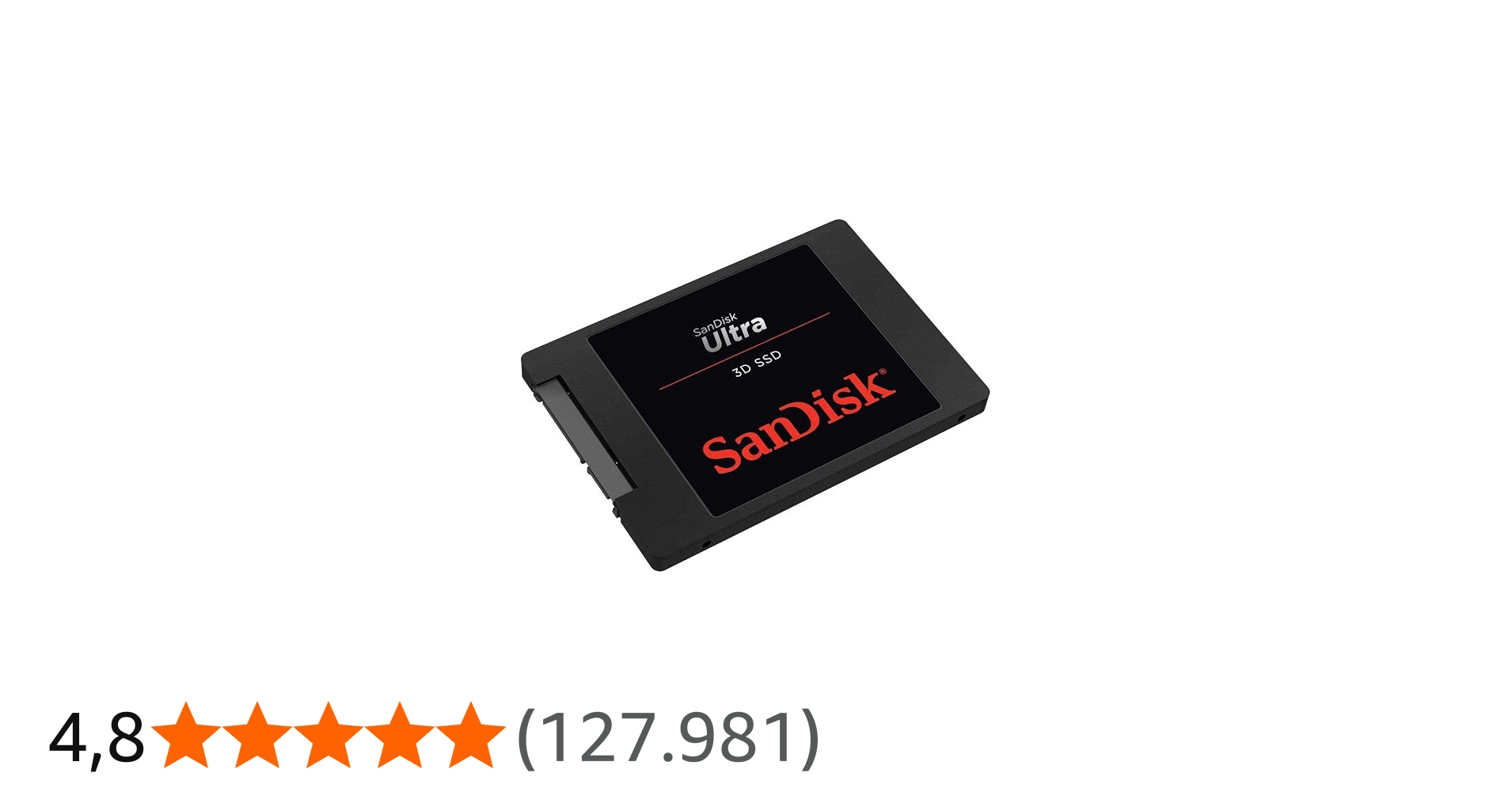 SanDisk 500GB Ultra 3D NAND Sabit SSD, SATA-3, 2.5