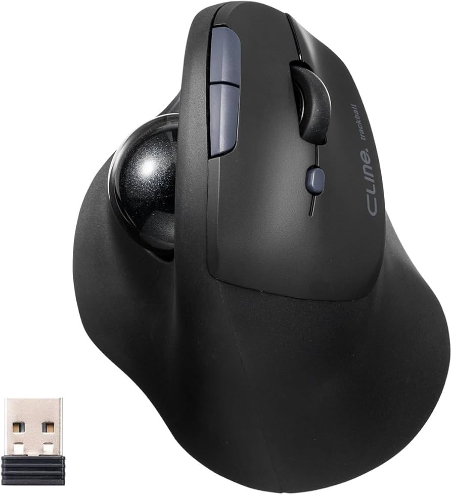 Amazon | サンワダイレクト トラックボール エルゴノミクス マウス