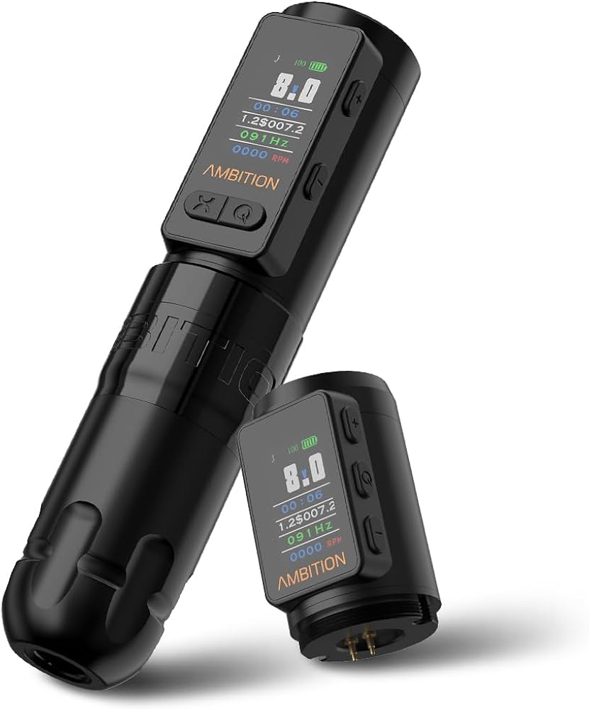 Amazon.com: Ambition Soldier Max Tattoo Machine Rotary 2400mAh