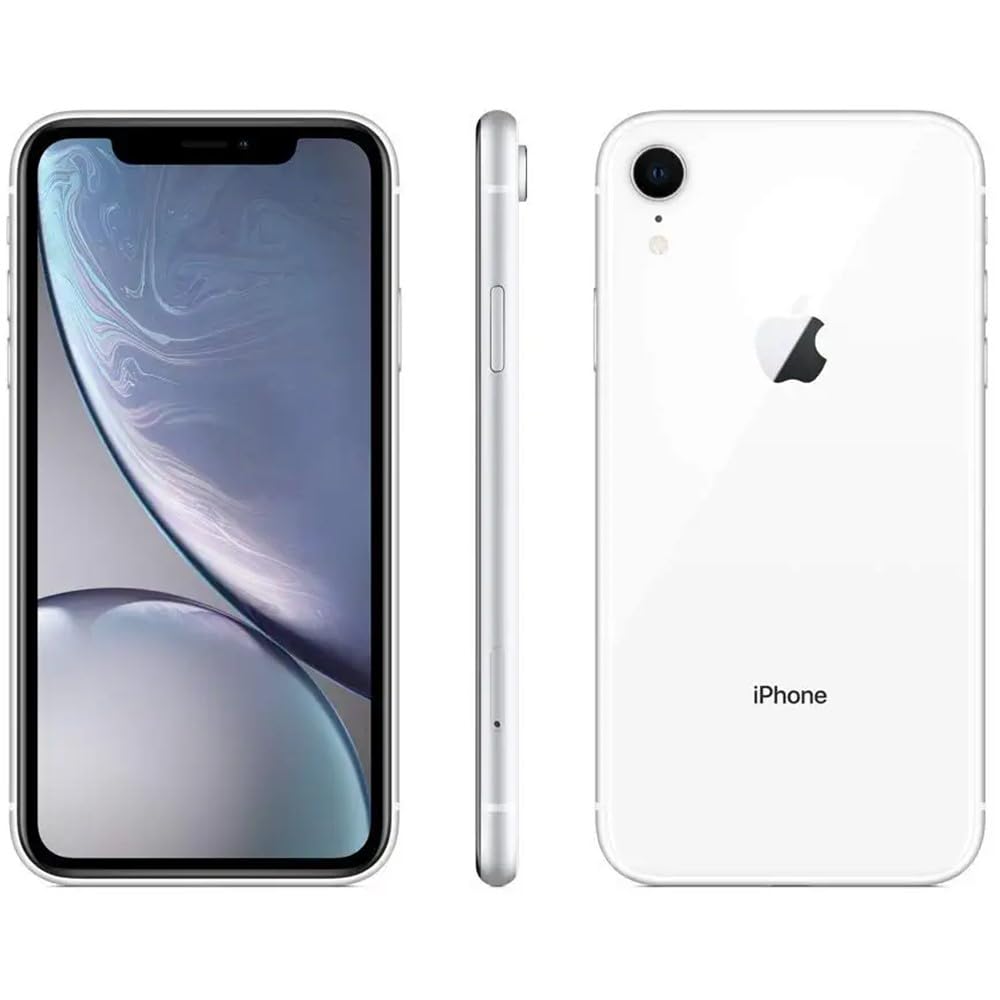 Amazon.com: Apple iPhone XR, US Version, 128GB, White - GSM