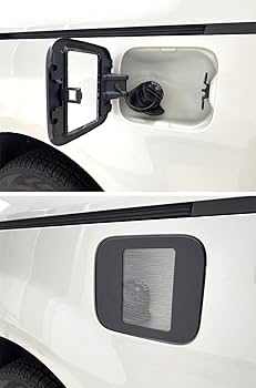 Amazon | 【訳あり】デリカ D5 ガラスリッド フューエル カバー 給油口