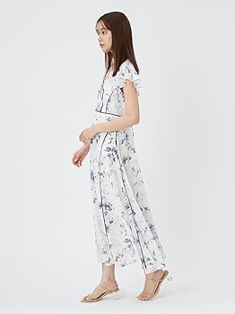 Amazon.co.jp: [フレイ アイディー] サテンパイピングプリントシフォン