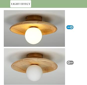 Amazon.co.jp : KY LEE シーリングライト おしゃれ 木目调 照明器具