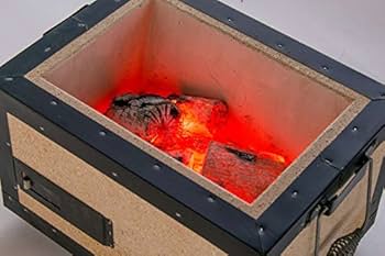 Amazon.co.jp: ポーラスセラミックス炭火コンロ長角七輪 BQ8F 2~4人用