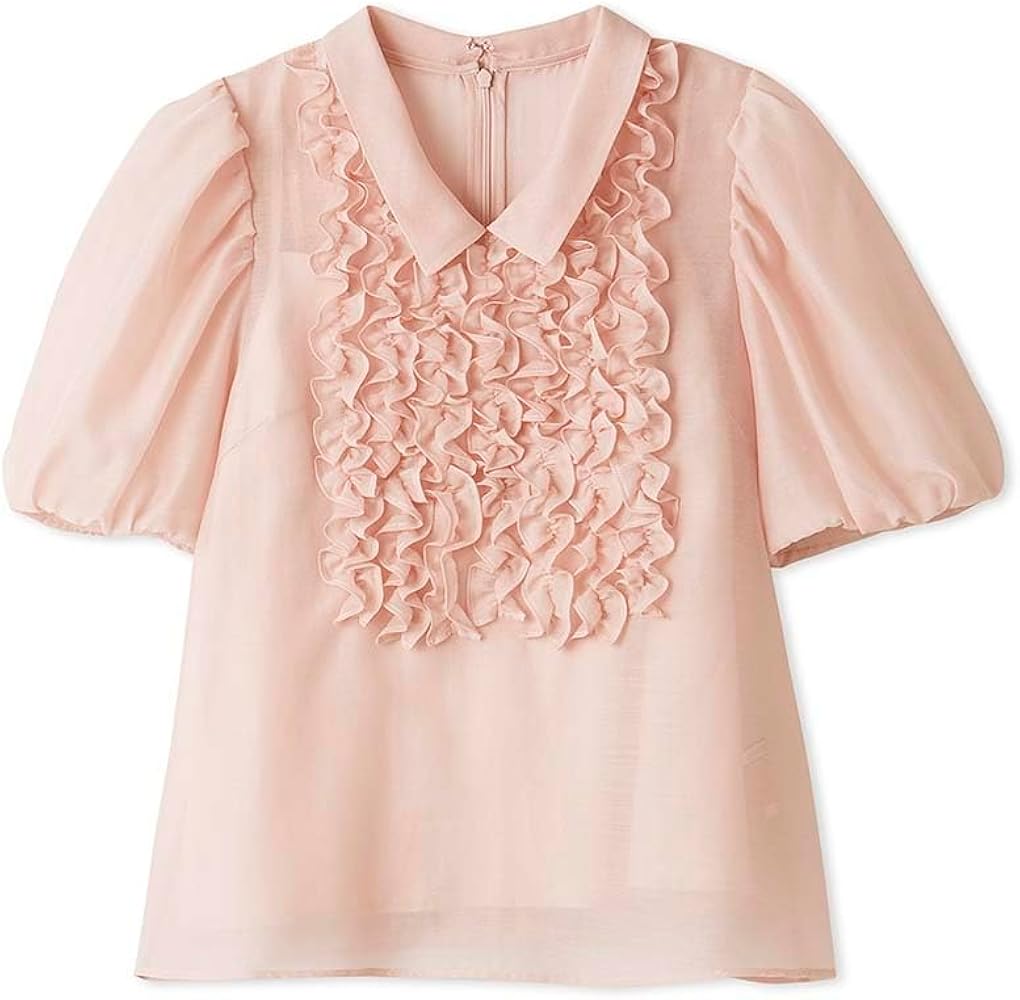 Amazon | [セルフォード] フリルギャザーブラウスfor滝川クリステル