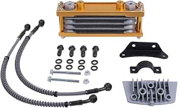 Amazon.co.jp: CustomDivine ホンダ 用 オイルクーラー キット 4段