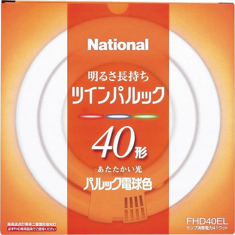 Amazon | パナソニック ツインパルック蛍光灯 40形 丸形 パルック電球