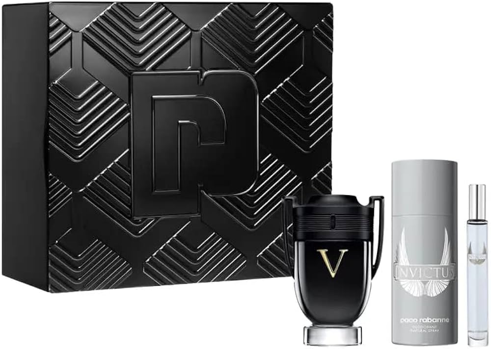 Amazon.com : Paco Rabanne INVICTUS VICTORY 3-Piece Tin Box Set for