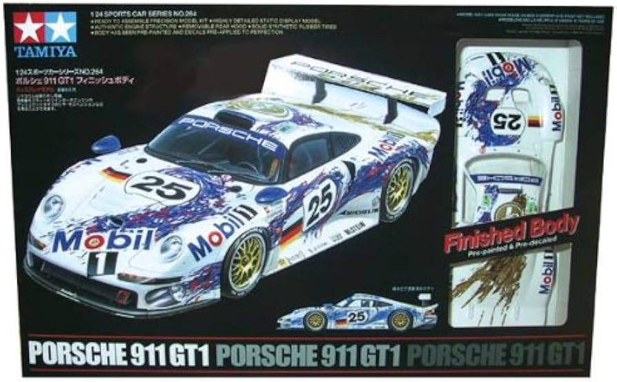 Amazon | タミヤ 1/24 スポーツカーシリーズ ポルシェ 911 GT1