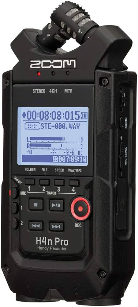 Amazon.co.jp: ZOOM Zoom Handy Recorder All Black Edition H4nPro