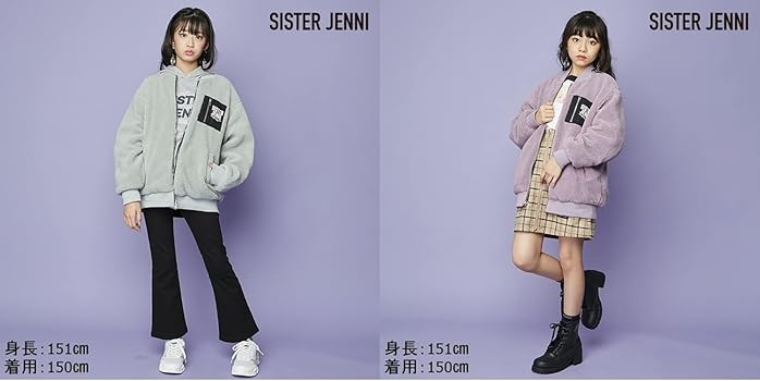 Amazon | [SISTER JENNI] タフタ×ボアリバーシブルブルゾン | コート