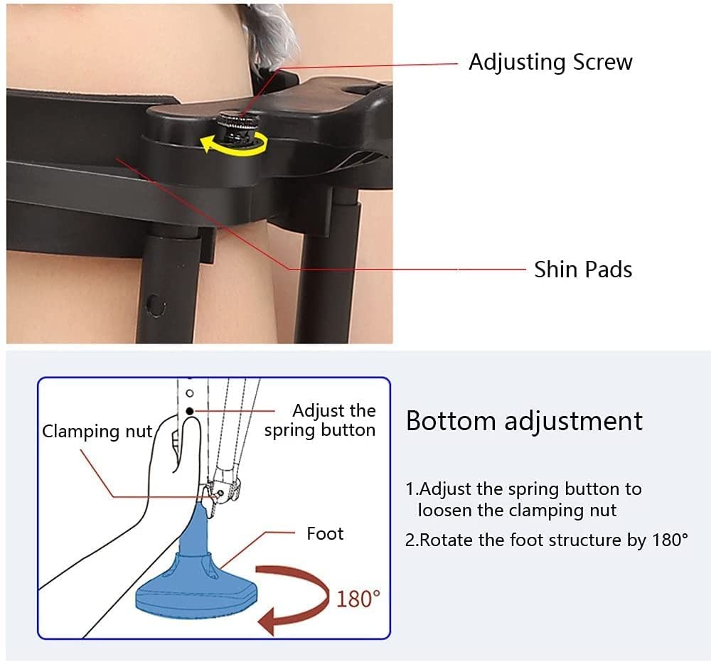 Amazon.co.jp: ハンズフリー松葉杖、痛みのない松葉杖松葉杖の代替品